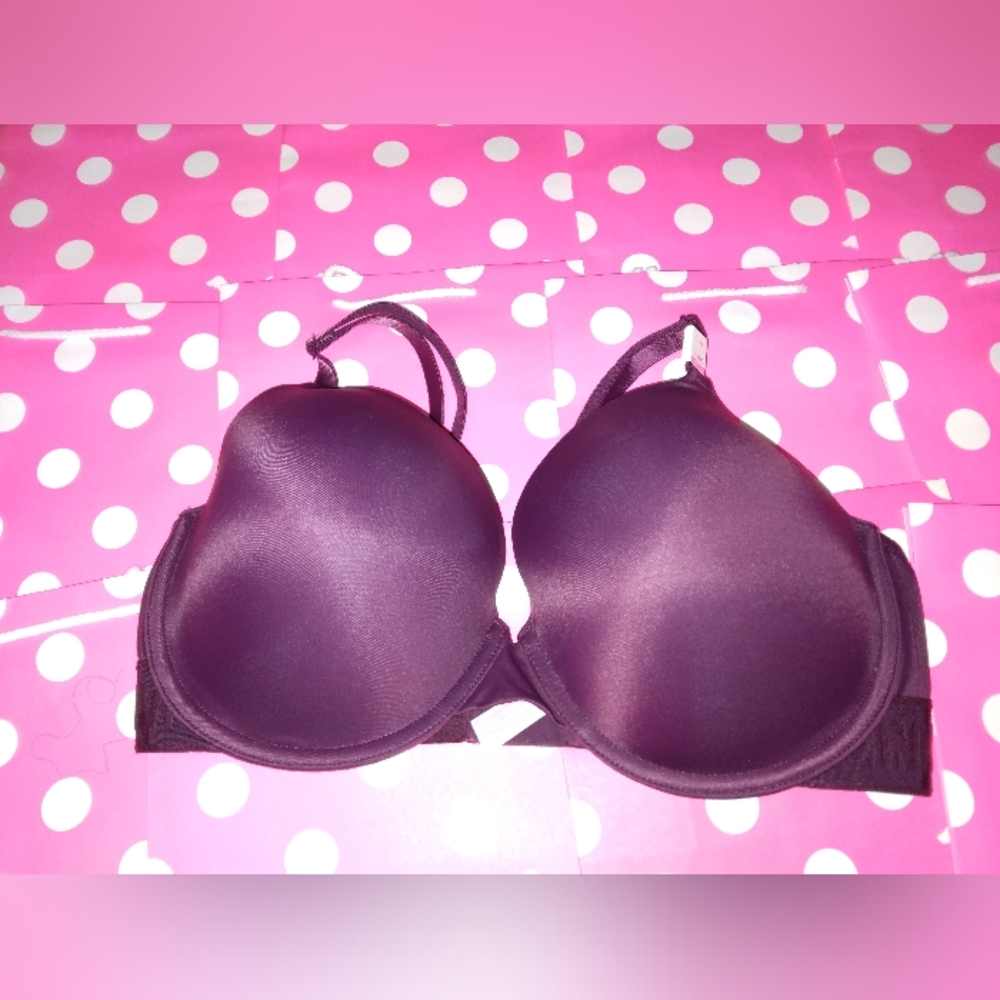 PINK Victoria's Secret everywhere super push-up 36 Double D Purple